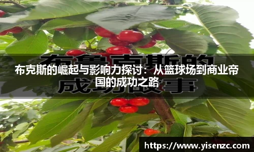 布克斯的崛起与影响力探讨：从篮球场到商业帝国的成功之路